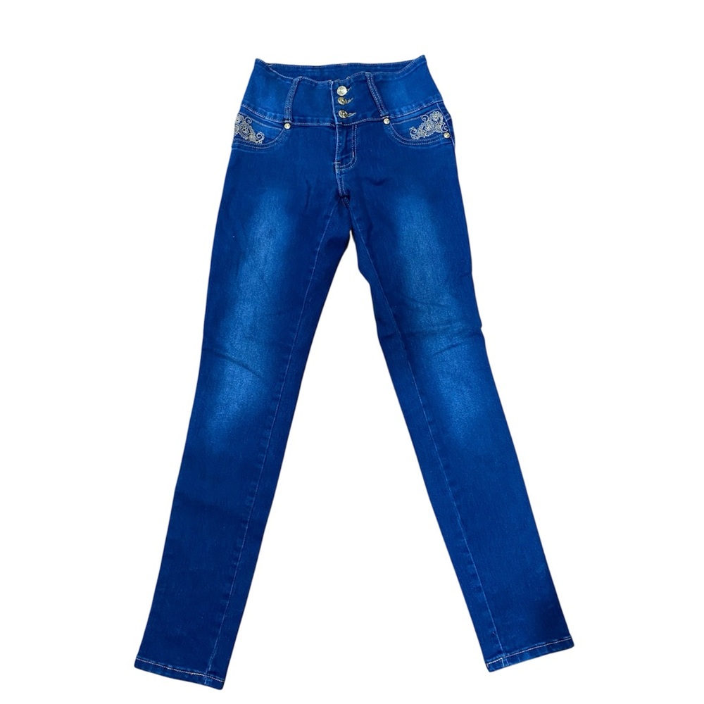 Kalowa High-Waisted Skinny Jeans
